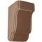 Ekena Millwork 2 1/2"W x 2 3/4"D x 4 1/2"H Capistrano Mission Wood Vintage Decor Corbel, Weathered Brown CORWD02X02X04CPBR - alternate 1
